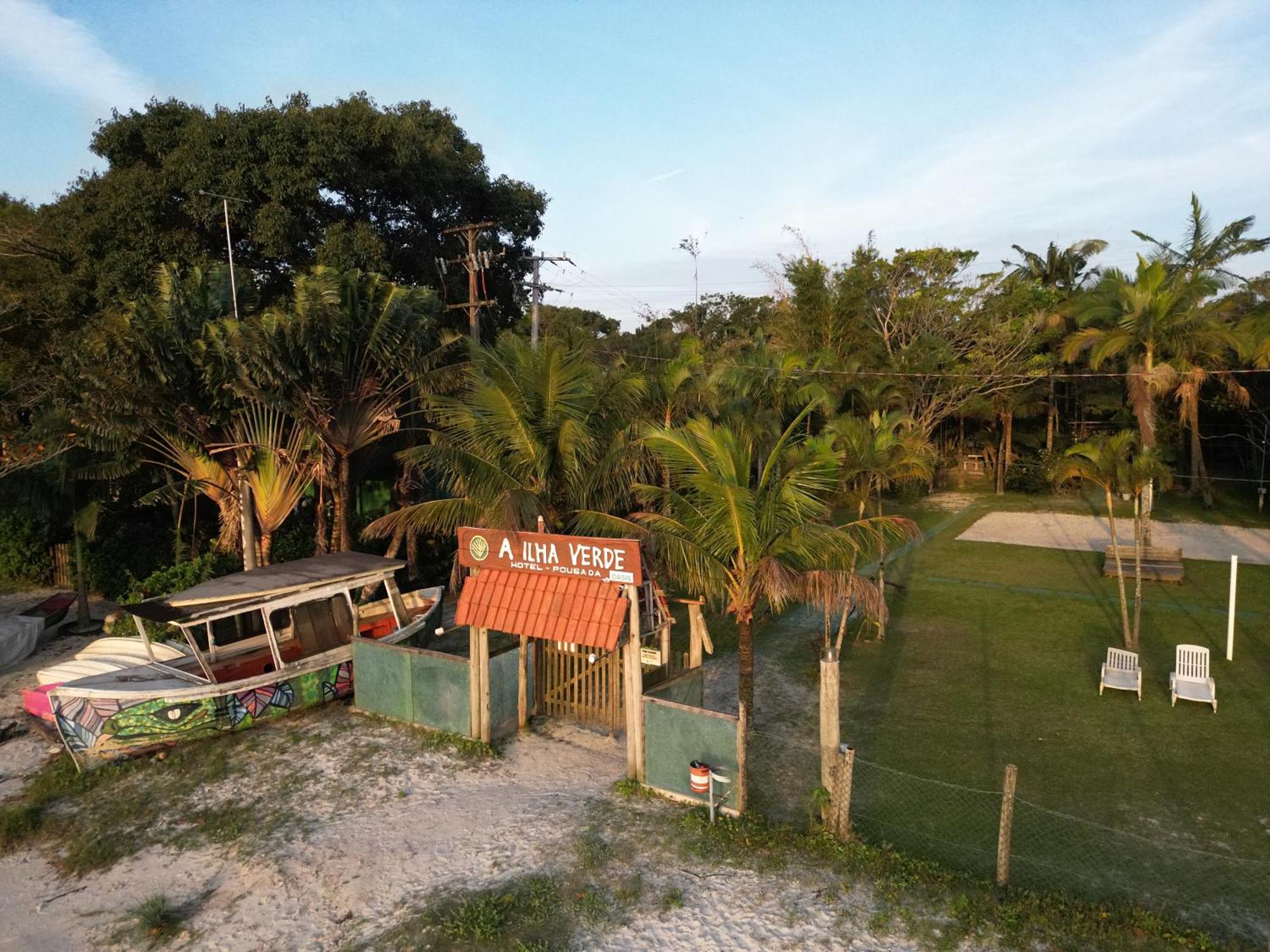 A Ilha Verde Hotel Pousada Na Praia Ilha do Mel Zewnętrze zdjęcie